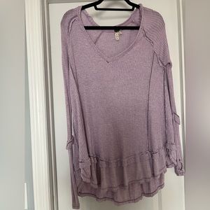 Free people purple sweater